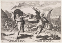 KG 02497
<br/>
Metamorfosen: Neptunus en Cornix
<br/>
<em>Anoniem NL (16de - 17de eeuw)</em>